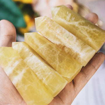 Yellow Fluorite Point